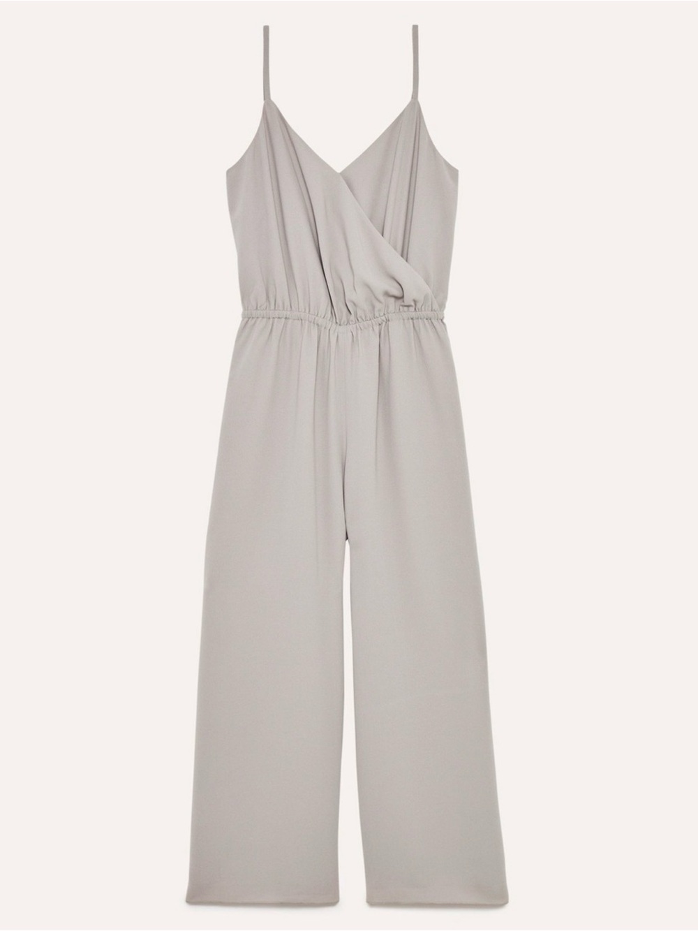 Aritzia Wilfred Melodie Jumpsuit NWT | Size S | Concrete | Wide Leg